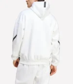 Ajax-adidas ZNE White Hoodie - Image 2