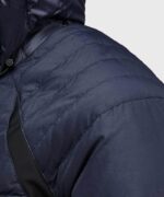 Mens Blue Puffer Jacket - Image 4