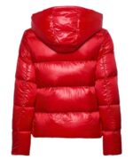 Mens Red Puffer Jacket - Image 3