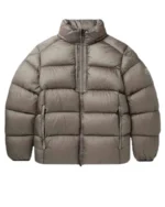 Mens Grey Puffer Jacket