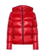 Mens Red Puffer Jacket