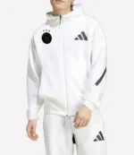 Ajax-adidas ZNE White Hoodie - Image 3