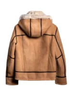 B3 Fur Aviator Shearling Sheepskin Bomber Jacket - Image 3