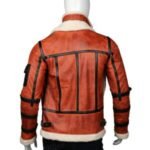 Mens B6 RAF Aviator Sheepskin Waxed Jacket - Image 2