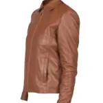 Colette Brown Leather Jacket - Image 3