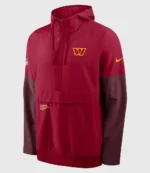 Commanders Nike Sideline Anorak Hoodie Jacket