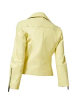 Faux Leather Women’s Biker Jacket - Image 3