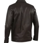 Genuine Leather Black Jacket For Men - Image 2