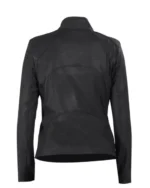 Jennifer Ladies Black Cropped Jacket - Image 4