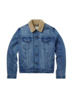 Men Sherpa Collar Denim Jacket