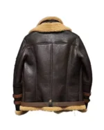 Mens B3 Flight Shearling Aviator Leather Jacket - Image 3