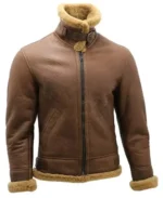 Mens B3 Shearling Flying Aviator Jacket - Image 3