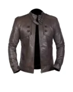 Men’s Brown Bomber Biker Jacket
