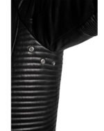 Men’s Vintage Premium Black Biker Leather Jacket - Image 4