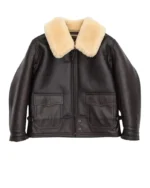 Navy M-445A Flight Shearling Leather Jacket