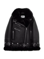 Women’s Aviator Moya Leather Jacket - Image 2
