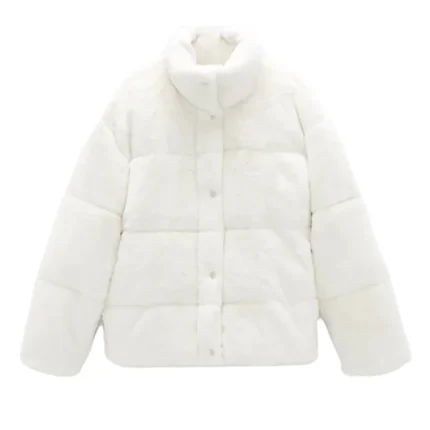 Womens Fur Puffer Jacket