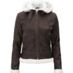 Womens Shearling Brown Jacket