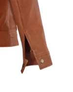 Men’s Genuine Leather Classic Biker Jacket - Image 3