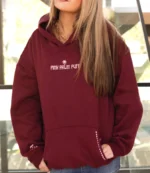 Live in the Moment Hoodie In Cherry